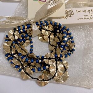 NWT bangle bangle by Amrita Singh Lapis Stretch Bangle Set of 10 Bracelets